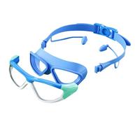 Gentle Seal - Gafas para niños, con tapones para los oídos, antideslizantes, a prueba de fugas, antiagua, para niños de 2 a 14 años, para niños y niñas, esnórquel, buceo en interiores