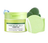 Gentle Toner Pads, Moisturizing Soothing Sheets, 70 Piece for Lifestyle, Pore Refining Hydration Feature, Home Utility Category, Pads for Women Teens Daily Routine Pre Makeup Sensitive Skin