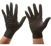 Gentle Touch 0515 Guante Desechable de Nitrilo, Talla XL, Negro