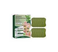Gentle Wormwood Foot Pads with Bamboo Vinegar & Mint - Relaxing Foot Care for Stress Relief & Better Sleep - 12 Pieces