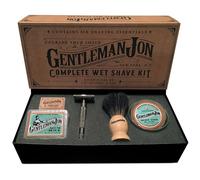 Gentleman Jon Complete Wet Shave Kit | Includes 6 Items: Safety Razor, Badger Hair Brush, Alum Block, Shave Soap, Stainless Steel Bowl and Astra Razor Blades by Gentleman Jon