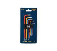 Gentlemen's Hardware Juego de llaves hexagonales métricas de 7 piezas, 1,5-6 mm, multicolor