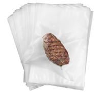 Gentpovth 100 piezas Bolsa gofrada envasado al vacio 25 x 15 cm, Bolsas Envasar al Vacio Alimentos sin BPA, para la conservación Alimentos, Bolsas de vacío gofradas para máquinas de envasado al vacío