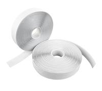 Gentpovth 2 piezas 8m x 20mm Cinta doble cara adhesivo de gancho y bucle, Auto Adhesivo Cinta Rollo Hook y Loop Tape，para Pegar Cortinas, Alfombras, Telas, Mosquiteras, Cuadros, Adhesivo Fuerte