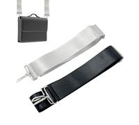 Gentpovth 2 Piezas Correas de Hombro Ajustable,Correa de Repuesto, Correa Bolso Bandolera Ajustable 73-144cm, 3.8cm Correas para Bolsos, para Bolso Bandolera, Laptop y Duffle(Negro, Plata)