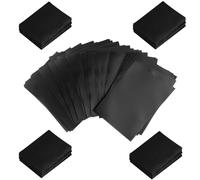Gentpovth Funda De Plástico Para Tarjeta Negra, para Juego de Cartas Intercambiables, Estándar 200 Unidades 66 x 91 mm, para tarjetas coleccionables, MTG, Juego de Mesa, Sports Game
