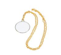 Gents Monocle on Gold Chain (accesorio de disfraz)