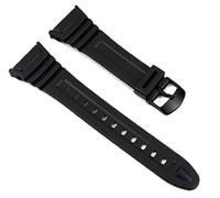 Casio 10076822-Correa para reloj, resina, color negro