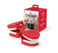 Genuine Fred Chomp - Juego de 2 Soportes para ollas, Guantes de Horno, inspirados en los Dientes Vibrantes, agarres de Silicona Resistentes al Calor, Divertido y Peculiar Accesorio de Cocina