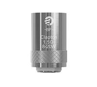 Genuine Joyetech Cubis BF 1,5 Ohm SS316 Clapton Bobinas de Reemplazo (Paquete 5x) 8-20W, Sin Tabaco y Sin Nicotina
