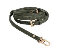 Genuine Leather Handbag Transformation Accessories For Mini Bag Strap Punch-Free Shoulder Conversion Hang Buckle(Green Gold Belt B)