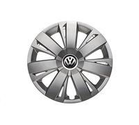 Genuine OEM VW Single Hubcap Jetta-Sedan 2011-2014, Cover Fits 16-Inch Wheel, 5C0-601-147-A-QLV