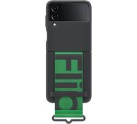 Samsung Galaxy Z Flip4 - Funda de Silicona Oficial con Correa, Color Negro
