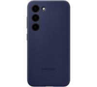 Genuine Samsung Galaxy S23 Funda Trasera Silicona Azul Marino Nueva