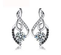Genuino 925 Pendientes femeninos Joyas finas Pendientes de boda vintage para mujeres