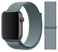 Genuino Apple Nike 44mm/45mm/46mm Nylon Deporte Bucle Reloj Banda - Celestial