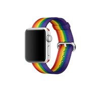 Genuino Apple Reloj Tejido Nylon Banda Correa 38mm/40mm/41mm-2017 Pride