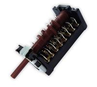 Genuino Conmutador Selector De Horno (263900054) para Grundig, Beko, Blomberg, Howden, Aya, Domeos, Elektrabrege, Haka, Davoline, Rotenzo, Lamona Howde, Mágico