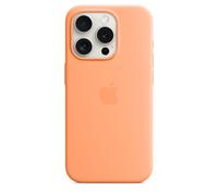 Genuino/Oficial Apple IPHONE 15 Pro Funda de Silicona / Funda - Naranja Sorbete