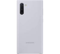 Genuino/Oficial Samsung Funda de Silicona / Funda para Galaxy Nota 10 - Plateado