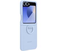 Genuino/Oficial Samsung Galaxy Flip6 & Flip7 FE Silicona Funda Con Anillo Azul