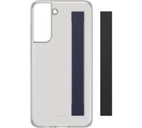 Genuino/Oficial Samsung Galaxy S21 FE Delgado Correa Funda - Claro / Gris Oscuro