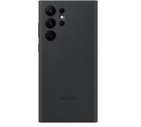 Genuino/Oficial Samsung Galaxy S22 Ultra Funda de Silicona - Negro - Nuevo