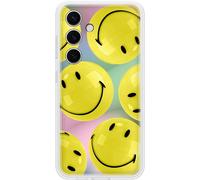 Genuino/Oficial Samsung Galaxy S24 Flipsuit Funda - Amarillo Smiley Cara - Nuevo