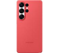 Genuino/Oficial Samsung Galaxy S25 Ultra Funda de Silicona / - Rojo - Nuevo