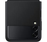 Genuino/Oficial Samsung Galaxy Z Flip3 Funda de Piel / Cubierta - Negro - Nuevo