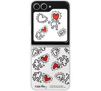 Genuino Oficial Samsung Galaxy Z Flip6 & Flip7 FE Keith Haring Flipsuit Funda