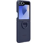 Genuino Oficial Samsung Galaxy Z Flip6 & Flip7 FE Silicona Funda Con Anillo Navy