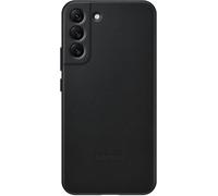 Samsung Leather Cover Funda de Piel Negra para Galaxy S22 Plus