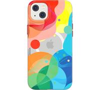 Genuino Tech21 Funda Para IPHONE 14 Plus 6.7" Rainbow Burbuja Bounce Arte Diseño