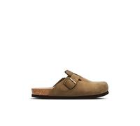 Genuïns Riva Nubuck Unisex - Zuecos de Vestir - Calzado de Moda extracómodo (Kaki - 39)