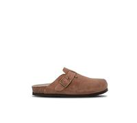 Genuïns Riva Nubuck Unisex - Zuecos de Vestir - Calzado de Moda extracómodo (Tierra - 38)