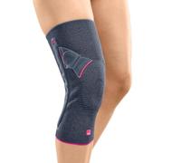 Genumedi® PT - Rodillera articulada (plata IV derecha, sistema de pelotten, mejora de la rótula, soporte de rodilla, estabilización, antideslizante