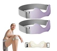 Genuvamed Active Relief Patellar Band 2-Pack, Genuvamed Knee Brace, Compression Breathable Adjustable 3d Silicone, Adjustable Sport Support Strap, Suitable for all kinds of sports (Purple)