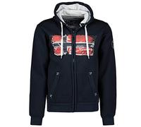 Geo Norway Gayto Men Sudadera con Capucha, Marine, M para Hombre