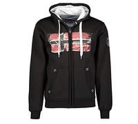 Geo Norway Gayto Men Sudadera con Capucha, Noir, M para Hombre
