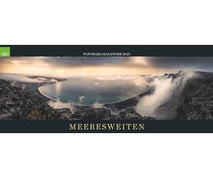 GEO Panorama: ancho del mar 2025 - calendario panorámico - calendario de pared - formato grande - 120 x 50