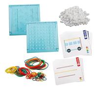 Geoboard Elástico - ABS 15.6x15.25 Cm | Juguete - Juguete De Varilla | Educativo -tiras de látex forma de caída de la pelota-para 3 4 5 6 años niño niña regalo