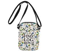 Geocaching - Bolso cruzado para amantes del geocacher, regalo para encontrar registros, repetir tesoros, caza, bolsa de hombro, Buscar registro Cb1, 111