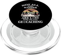 Geocaching Product: Not All Who Wander Are Lost Geocacher PopSockets PopGrip para MagSafe
