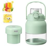 Geoet Electric Citrus Juicer 28 Oz, With Straw and Two Lids, Portable Blender for Smoothies, Shakes, Food, Personal Travel Cold Press Juicer Bottle Cups