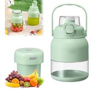 Geoet Electric Juicer, Bpa-Free Electric Citrus Juicer 27 Oz, Large-Capacity Wireless Portable Blenders Rechargeable for Shakes and Smoothies with Straw and Two Lids (1set)