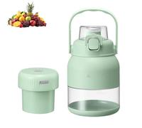 Geoet Electric Juicer, Electric Citrus Juicer 28 Oz, With Straw and Two Lids, Portable Blender Cup, Portable Blender for Smoothies and Fresh Juice, Travel Juicers Cups (1pc)