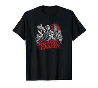 Geoffrey Chaucer, escriba de Cuentos de Canterbury Camiseta gráfica económica, Hombre, Negro, XL