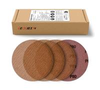 GEOGIEEW 50 Pcs Discos de Lija Malla, 150mm Malla de Lijado Grano 240, para Pulido de Metalesy Madera Lijadora Orbital