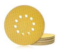GEOGIEEW Discos de Lijado - 40 Piezas de 225 mm, Grano 40, 10 Agujeros, Lijadora de Gancho y Bucle, Ideal para Paneles de Yeso y Lijadoras de Cuello Largo